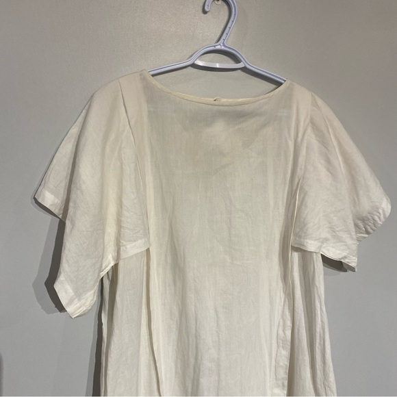 Vintage Garconne dress Ramie / Cotton made in Hong Kong - Picture 5 of 15